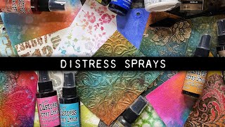 Demo: Distress Sprays