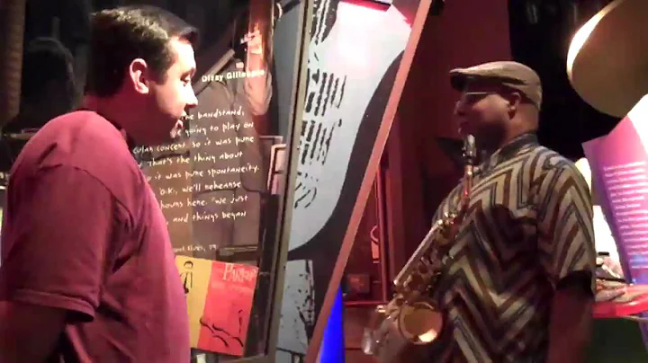 Gerald Dunn playing the Grafton Alto Sax