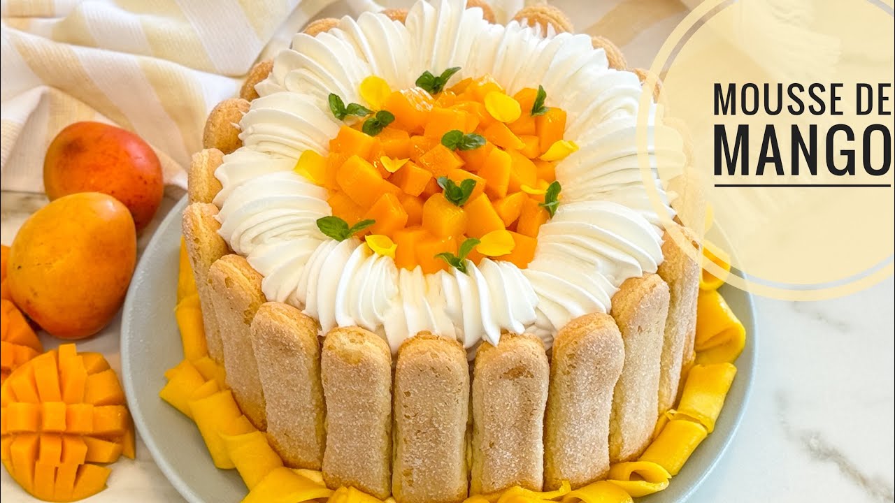 PASTEL FRÍO SIN HORNO-MOUSSE DE MANGO