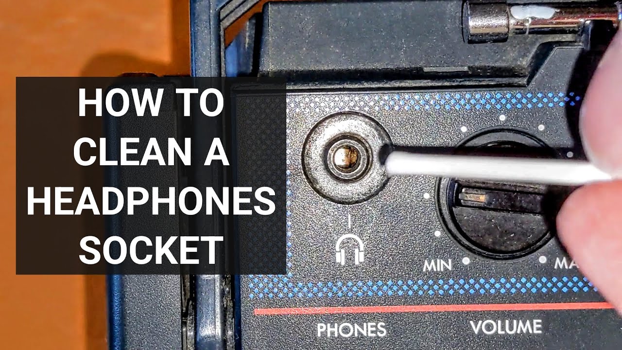 How to Clean a Headphones Socket - YouTube