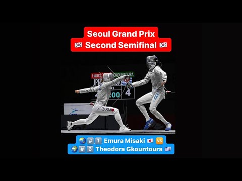 Seoul Grand Prix 2023 SWS - L4 - Emura Misaki JPN v Teodora Gkountoura GRE