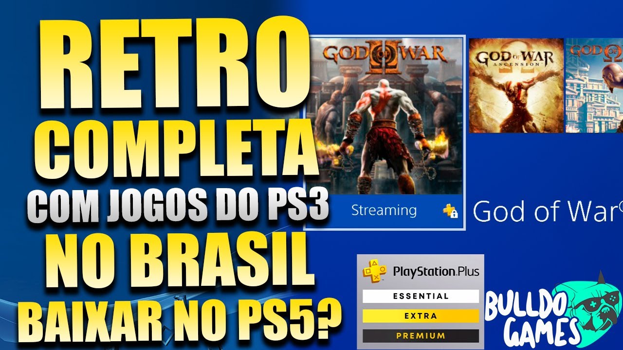 JOGOS DE PS3 CHEGANDO AO PS5 COM A PSPLUS PREMIUM 