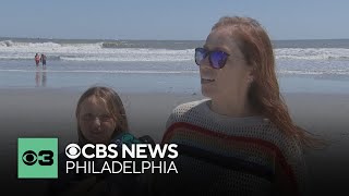 Jersey Shore visitors make most of sunshine as Hurricane Erin brings erosion, flooding