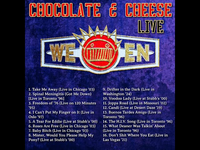 Ween - Chocolate And Cheese オルタナ ロック Ween - Chocolate & Cheese: Full Album Live - YouTube