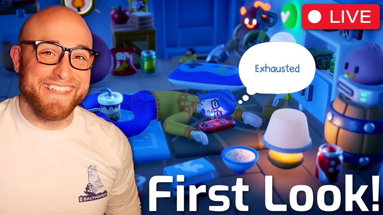 Exhausted Man First Look! Maybe Streaming The Entire Game?