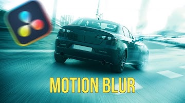 How To Add MOTION BLUR To VIDEO In Davinci Resolve