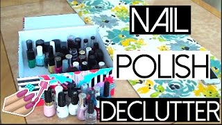 Nail Polish Declutter