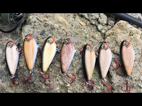 Testing Different Woods for CrankBaits 