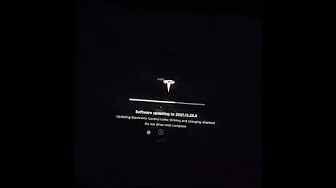6 minutes of terror in a dark garage during a Tesla software update!