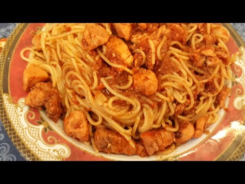 احلى مكرونه اسباجتى بالفراخ 