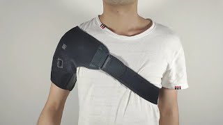 Heat Therapy Shoulder Brace Adjustable Shoulder Heating Pad Relief Pain