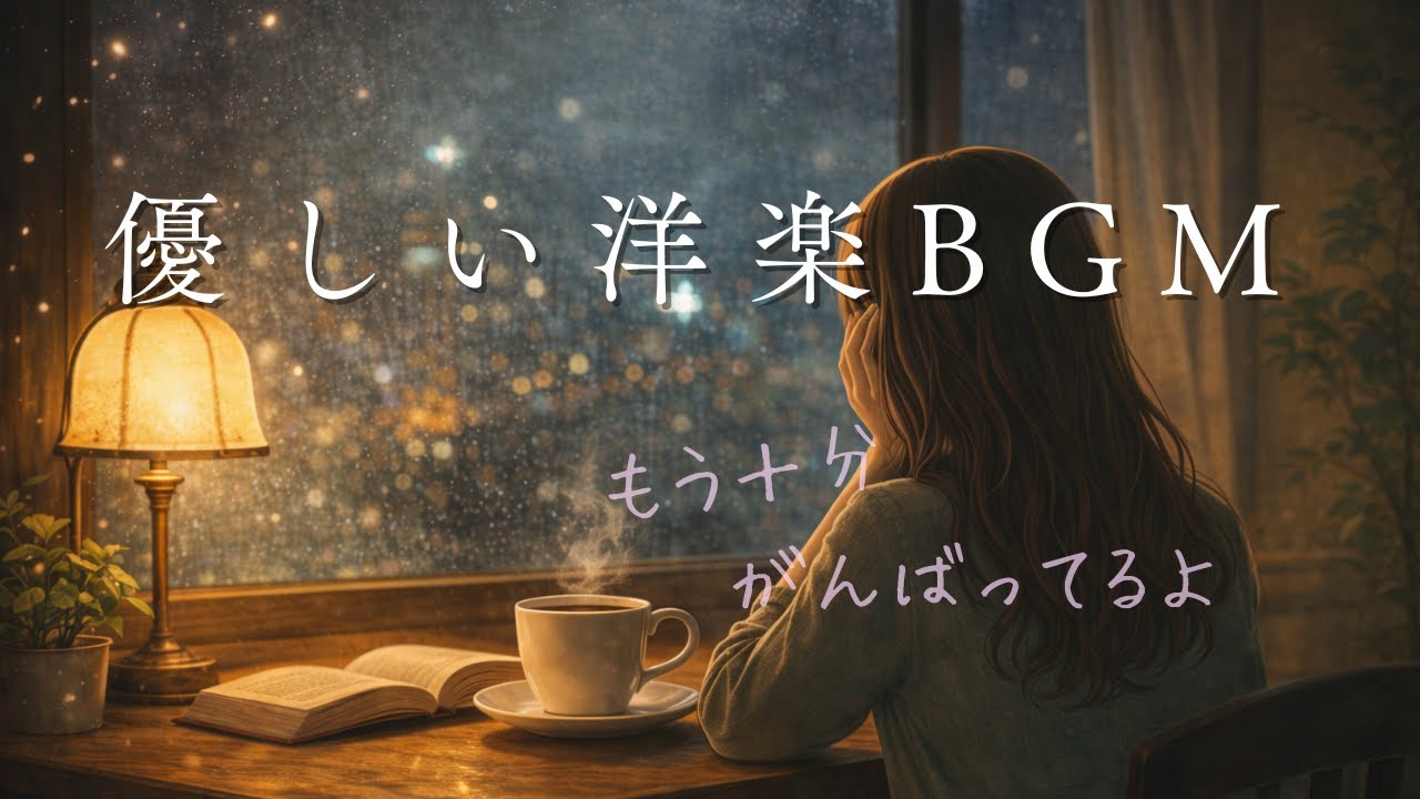 嫌なことを忘れたい夜に、優しい洋楽BGM｜作業用・勉強用・リラックス用【Relaxing Night Music】