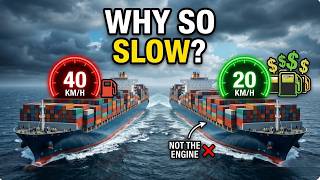 Why Cargo Ships Are Slow (And It's Not About Engine Power)