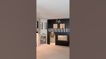 When you build a mini city in your basement and now have 2 houses to clean 😜 #playhouse #throwback