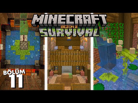 Taşı Kemiğe Dönüştüren YOSUN FARMI! - Minecraft Survival #11