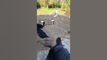 Wetland Filter Installation in Progress!  #PondLife #shorts