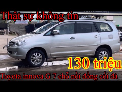 Video Báo giá Toyota innova G 7 chỗ giá rẻ chỉ 130 triệu -... - youtube