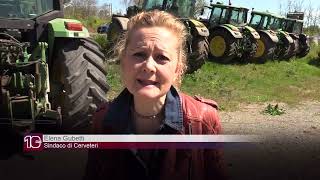 Protesta degli agricoltori sull’Aurelia: “Il Governo ci deve aiutare"