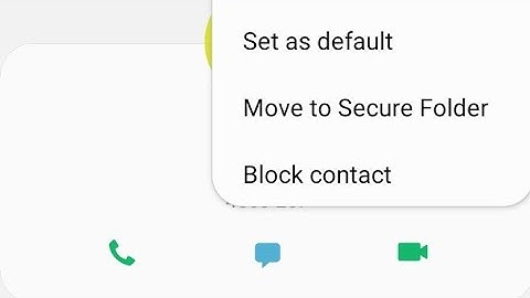 How to block Contacts on Samsung A20,A10,A30,A50,A70
