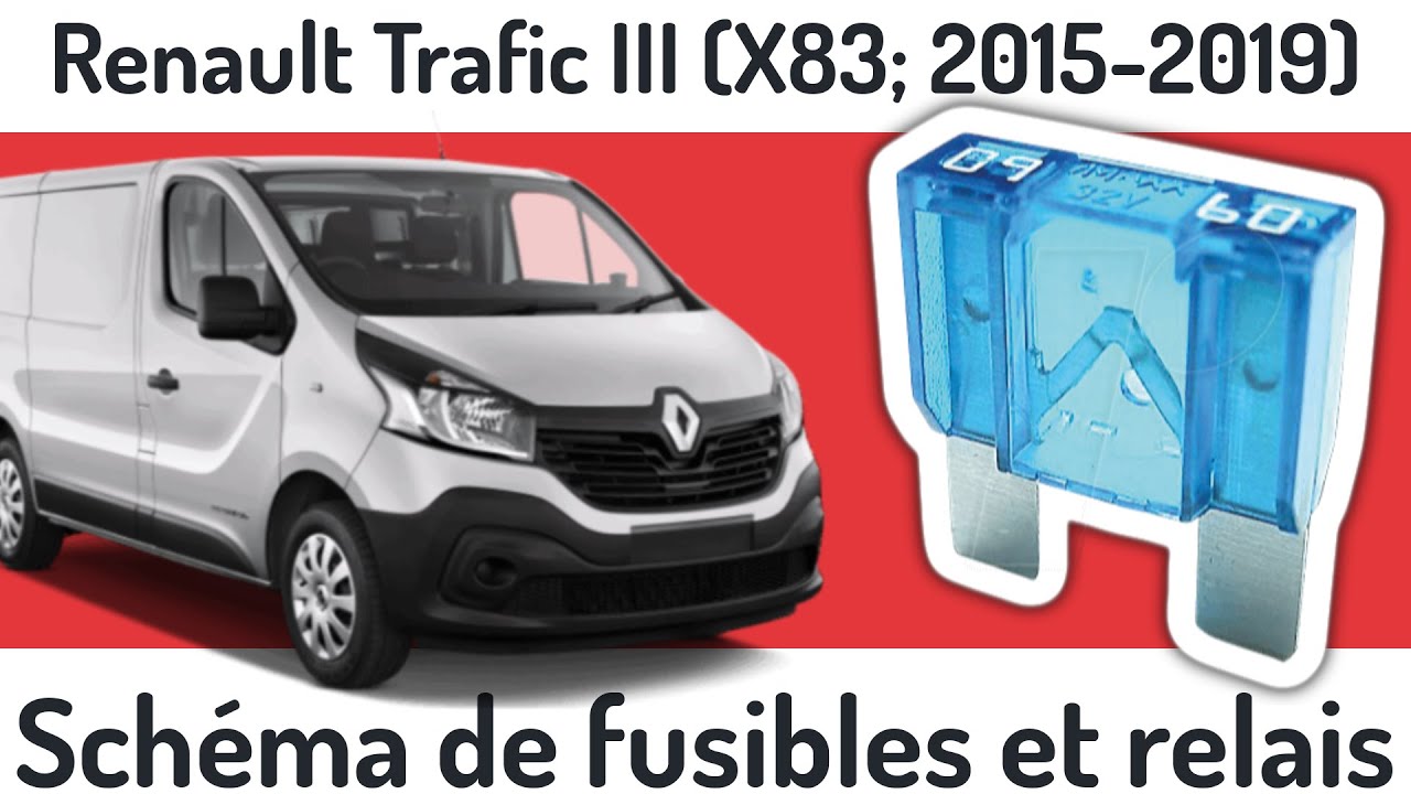 Renault Trafic III (X83) 2015-2019 | Schéma de fusibles et relais - YouTube