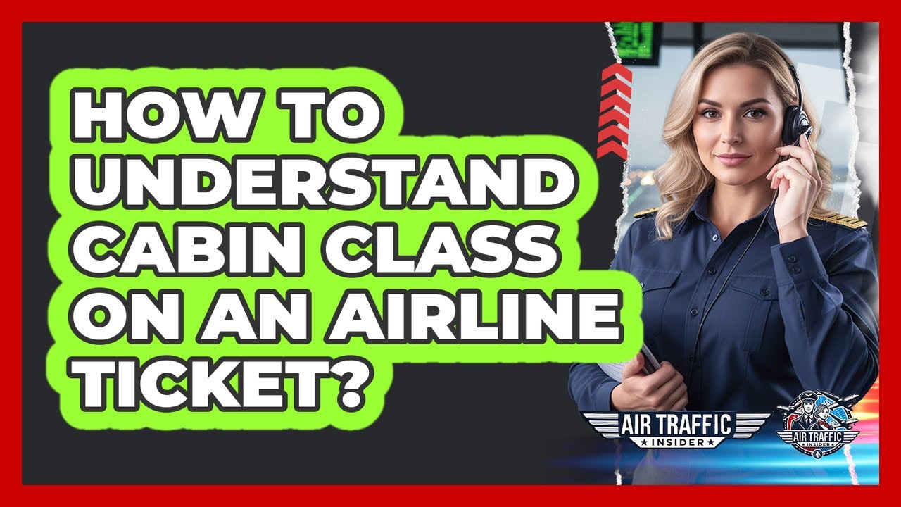 How To Understand Cabin Class On An Airline Ticket?