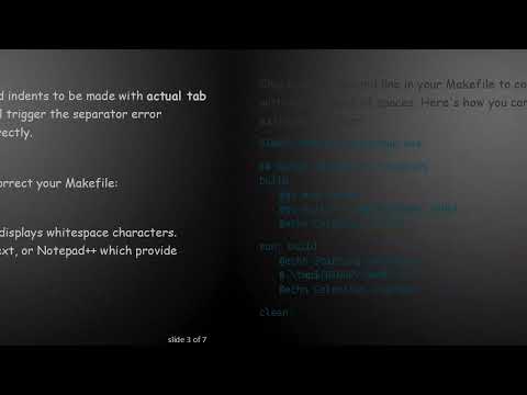 Solving the *** missing separator Error in Your Makefile with MinGW64