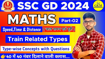 SSC GD 2024 | Maths | Speed, Time & Distance | Train Based Types | Part 02 | Gaurav Kumar #sscgd #gd