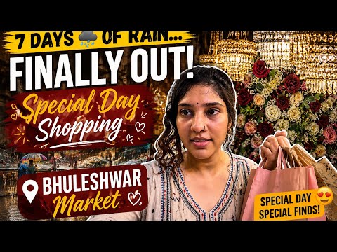 We visited Bhuleshwar market in Mumbai for shopping| 7 days non stop rain in Mumbai.