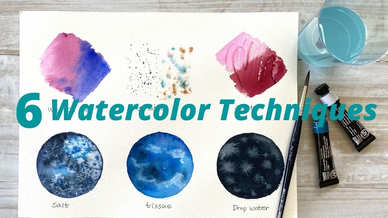 6 Abstract Watercolor Techniques To Try