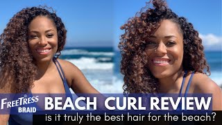 FREETRESS BEACH CURL CROCHET HAIR REVIEW LIA LAVON