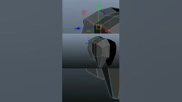 Low Poly Polar Bear 3d modeling (Autodesk Maya)