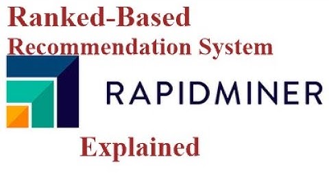 Recommendation Systems part 1: Ranked-Based
