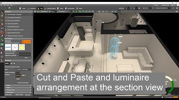 Cut and Paste of Luminaire in Section View