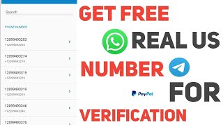 Get Free Us Number For Verification | Real Us Number For Verification 2021 | Usa  number English