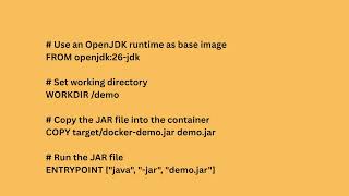 Build and Run Spring Boot on Docker