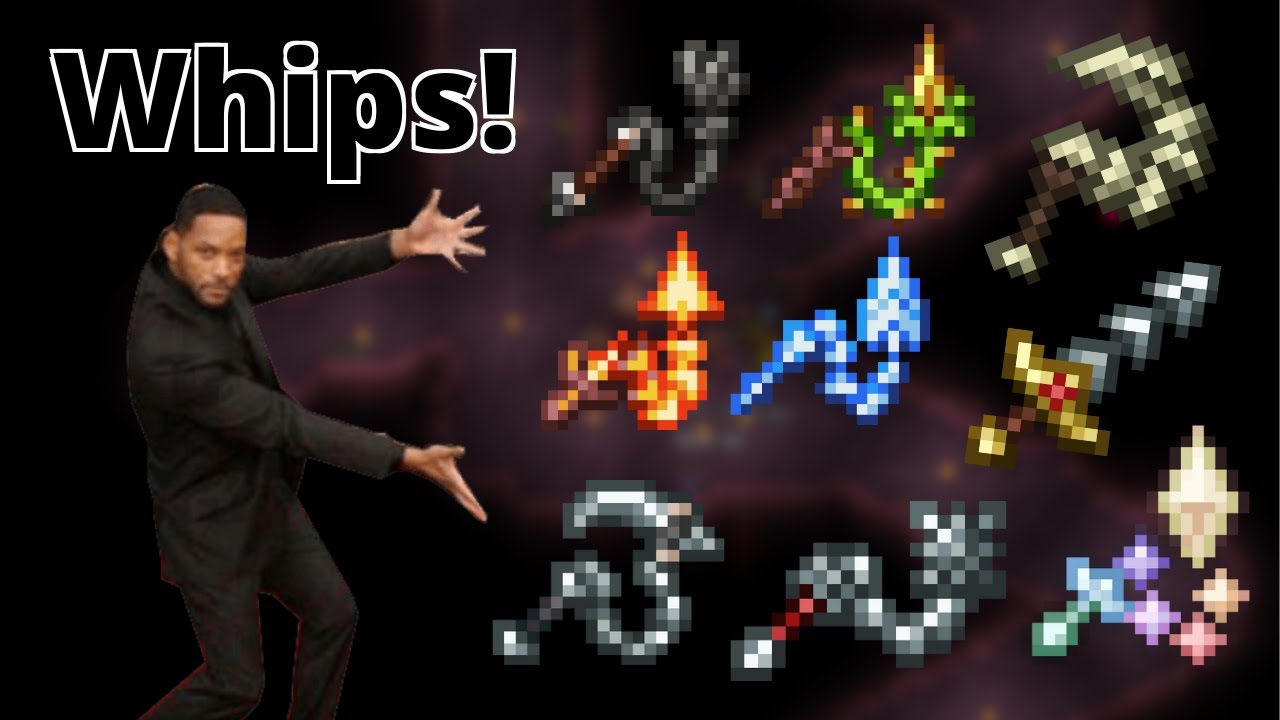 [Terraria] WHIPS! Weapon works YouTube