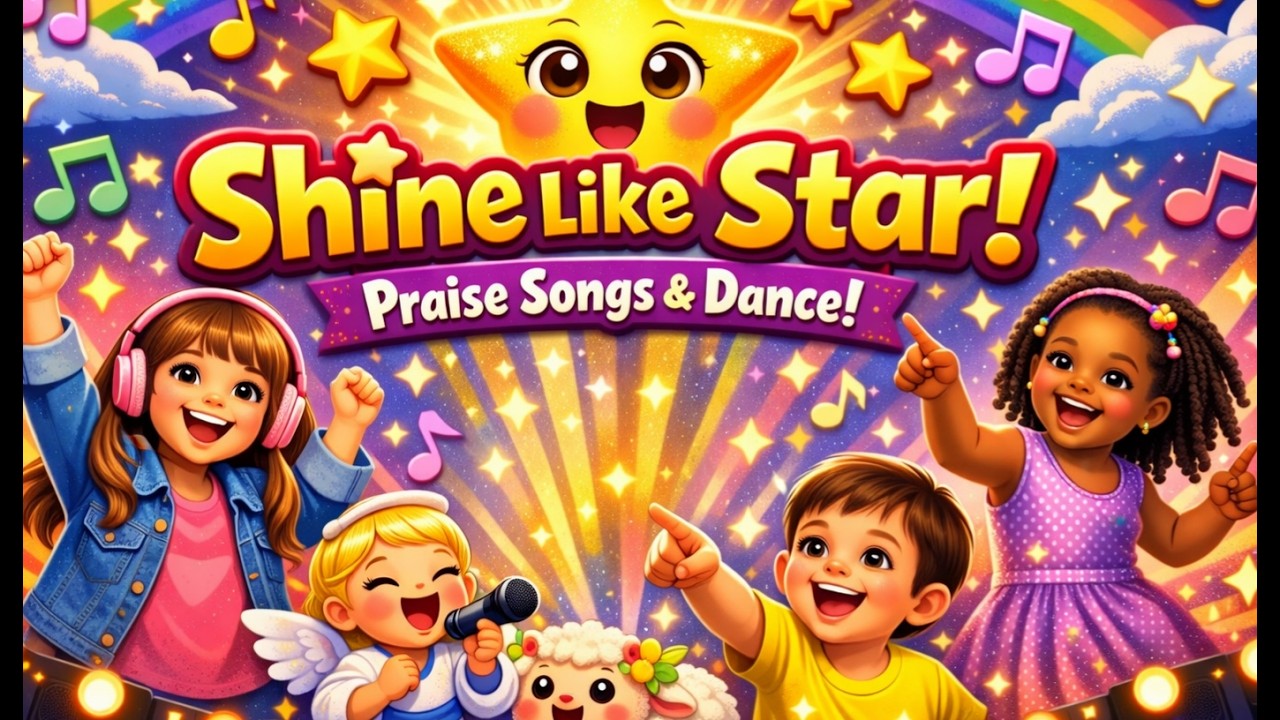 Shine Like The Star ⭐ | Kids Praise Songs & Dance | Fun Christian Kids Music