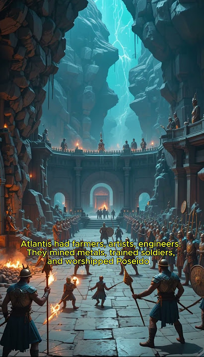 The Terrifying Truth About Atlantis. #historyshorts #ancienthistory #atlantis