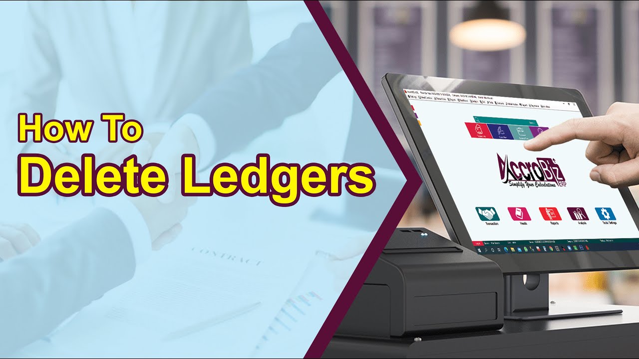 Delete Ledgers | AccroBIZ ERP