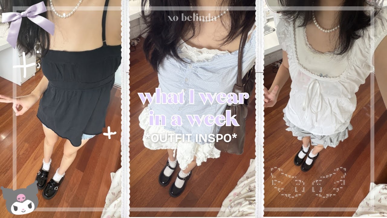 • what i wear in a week : PINTEREST outfit inspo 🎐•