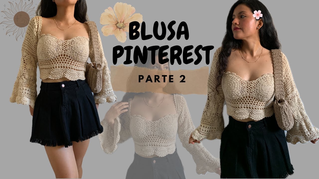 PINTEREST LONG-SLEEVED BLOUSE 🌺 | PART 2 STEP-BY-STEP TUTORIAL