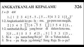 ANGKATKANLAH KEPALAMU - Madah Bakti No. 326 - Lagu Adven