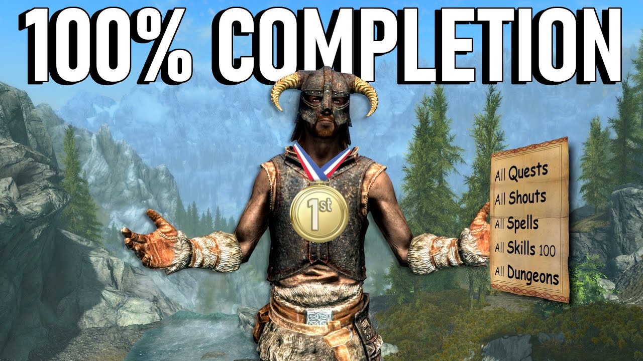 I was the first person ever to speedrun ALL of Skyrim...