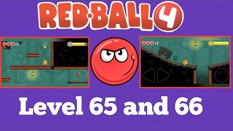 Red Ball 4 - Into the Caves - Level 65 and 66 with C. Orange Ball | Gaming River