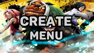 Naruto Senki #2 Create Menu screenshot 4