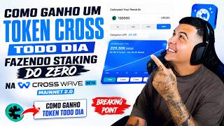 🔥 COMO FAZER STAKING DO ZERO E GANHAR TOKEN CROSS TODO DIA! CROSS Mainnet 2.0 (Breakpoint)