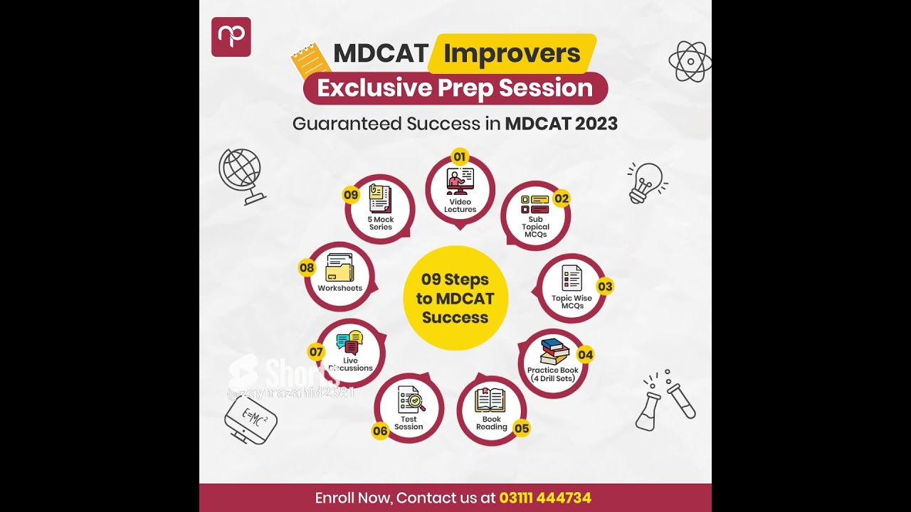 9 Steps for MDCAT Improvers to Ace the MDCAT 2023