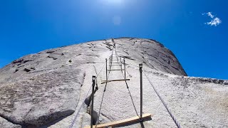 Hiking the Half Dome Cables in Yosemite
