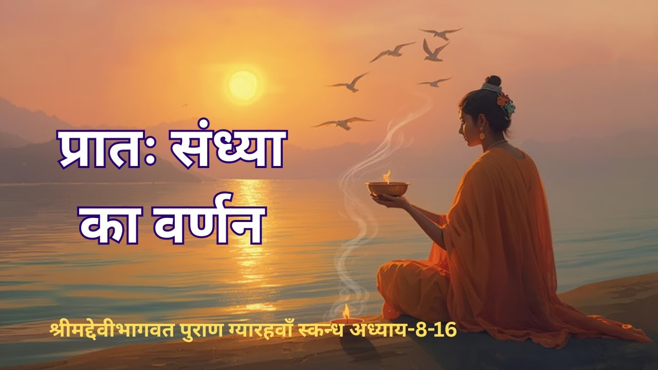प्रातः संध्या का वर्णन | देवीभागवत पुराण ग्यारहवाँ स्कन्ध अध्याय-8-16 | Devi Bhagwat Skandh 11