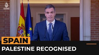 Spain Formally Recognises Palestine As A State Al Jazeera Newsfeed